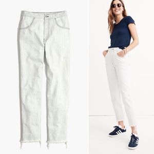 Madewell Wide Leg Tapered Jeans Faded Wash Sz 32